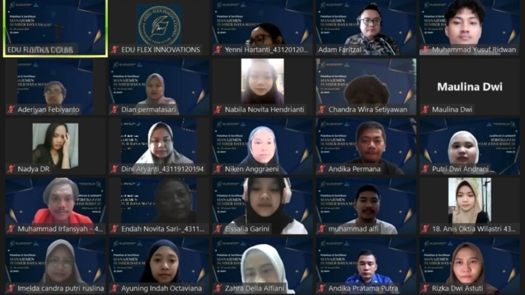 Pelatihan Manajemen SDM oleh Edu Flex Innovations: Bekal Kompetensi untuk Mahasiswa di Era Industri Modern