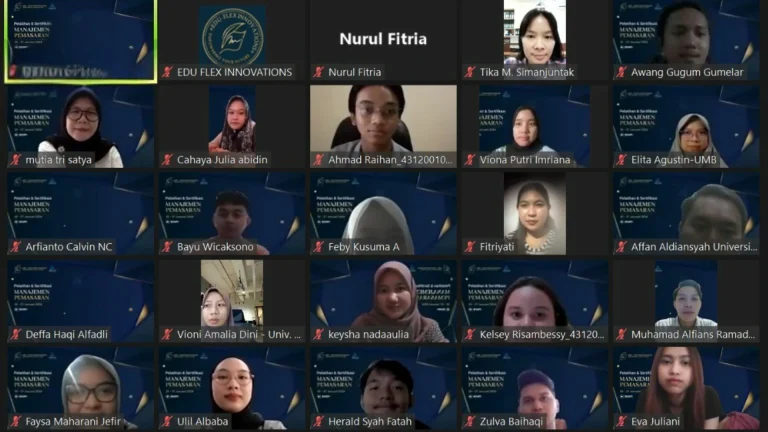 Pelatihan Manajemen Pemasaran oleh Edu Flex Innovations: Bekal Strategis Mahasiswa Hadapi Dunia Bisnis Modern