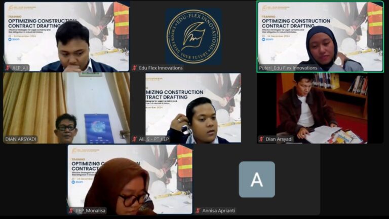 Analisis Strategis Pelatihan “Optimizing Construction Contract Drafting” oleh Edu Flex Innovation: Mitigasi Risiko Hukum dalam Proyek Infrastruktur