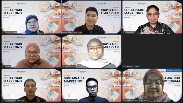 Mengintegrasikan Keberlanjutan Lingkungan dalam Strategi Bisnis Modern: Edu-Flex Innovations Sukses Gelar Pelatihan Online “Sustainable Marketing”